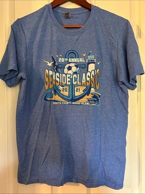 Gildan Blue Seaside Classic Graphic Tee